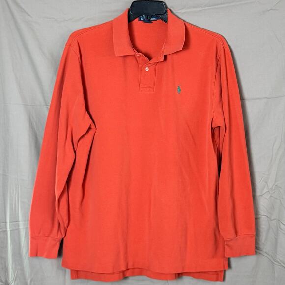 Polo by Ralph Lauren Other - Polo by Ralph Lauren Polo shirt men’s XL long sleeve orange. Great Condition!
